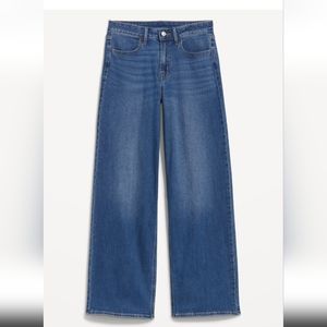 High waist wide leg jeans NWOT